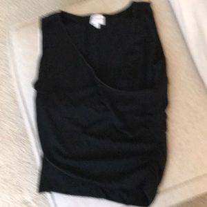 Armani collection black v neck top